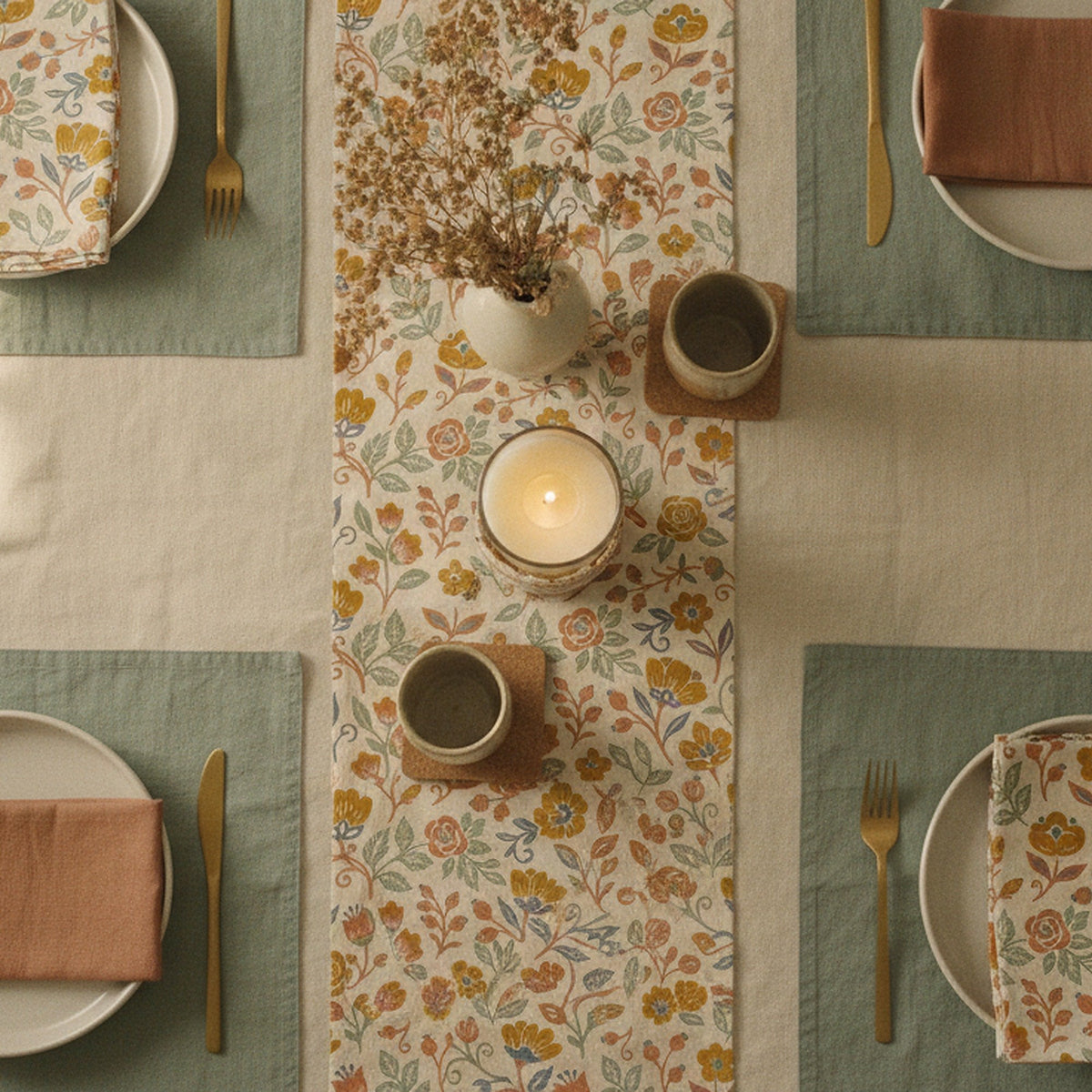 Nordic Folk table look