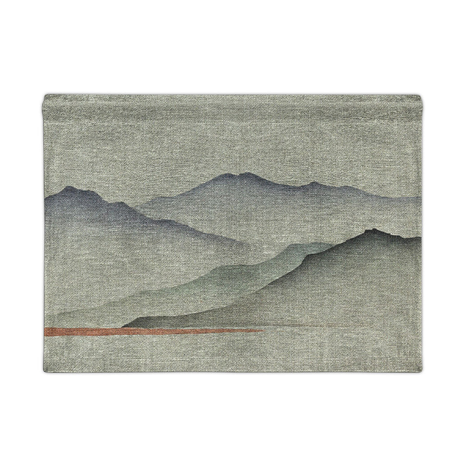 Misty Mountains Woven Wall Tapestry