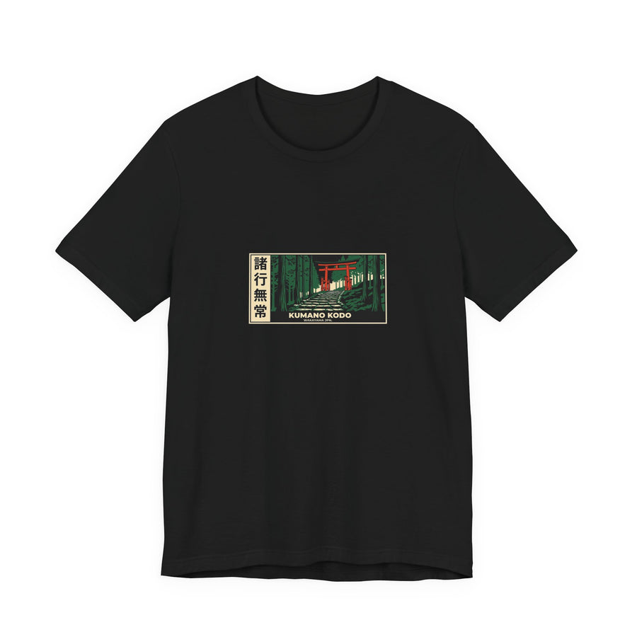 Kumano Kodo Tee — Vintage Japanese Travel Poster Graphic T-Shirt | Calm & Oak