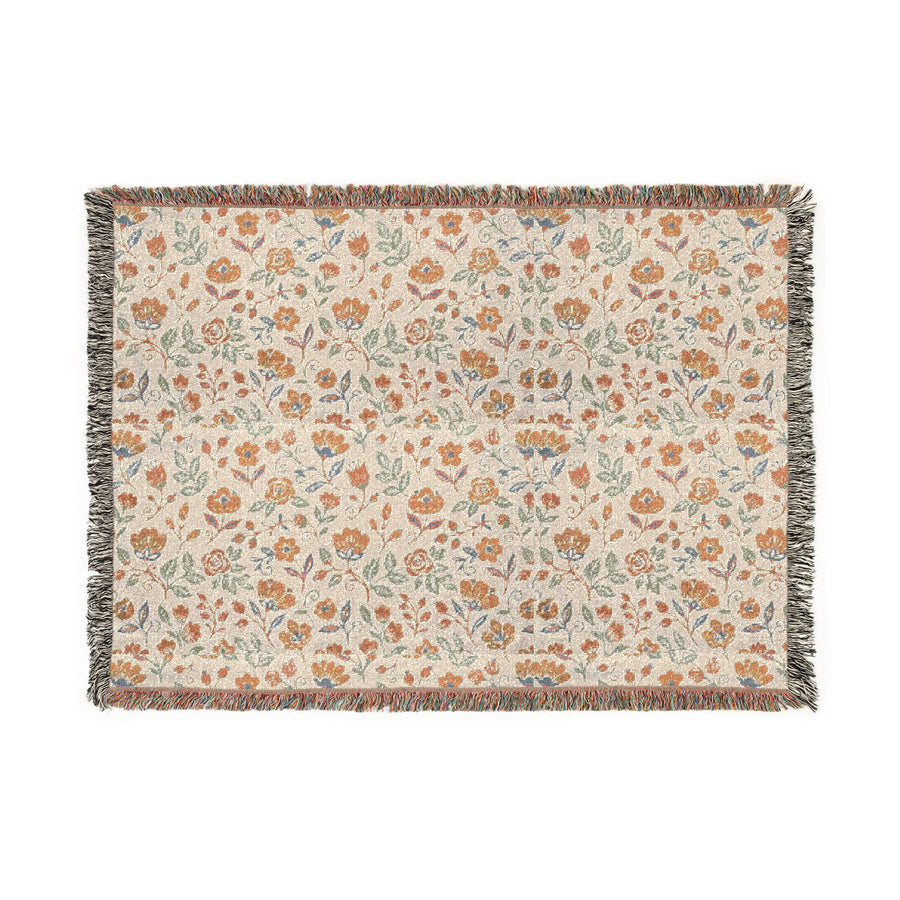 Nordic Folk Woven Throw