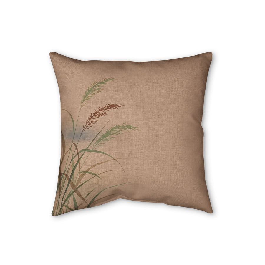 Wild Grasses Cushion, Warm Clay