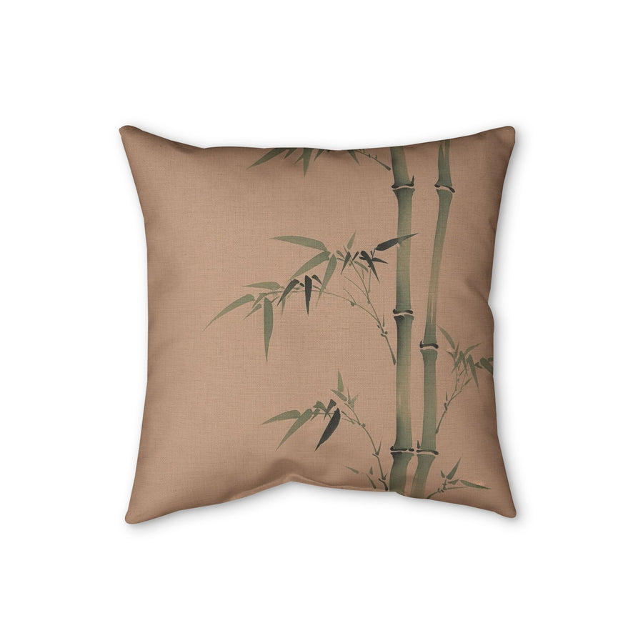 Bamboo Cushion, Warm Clay