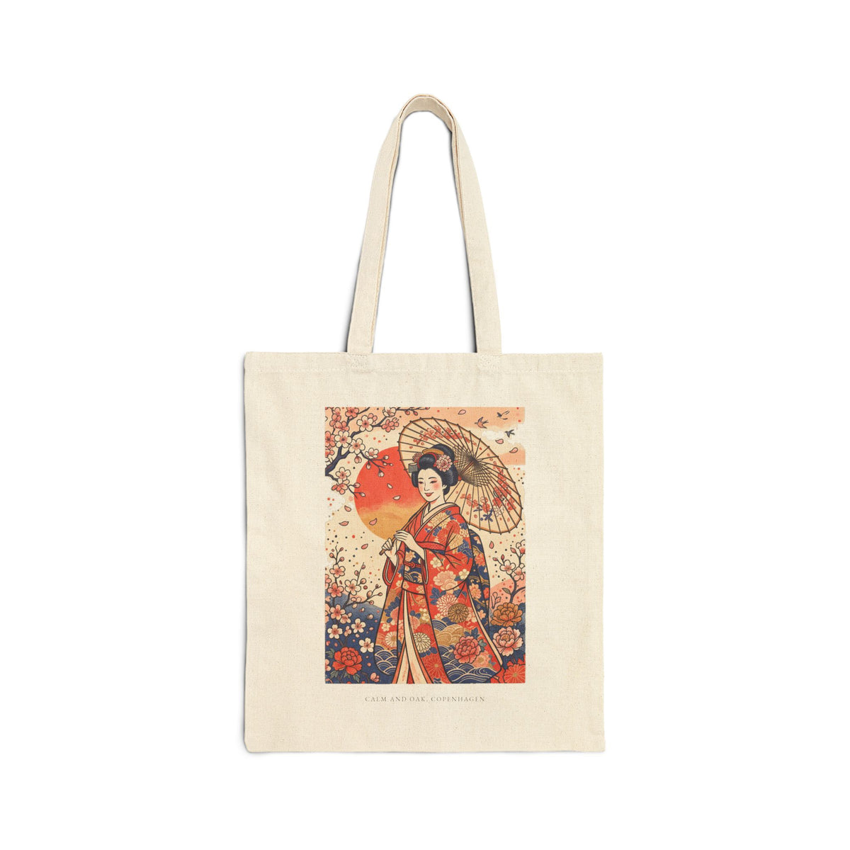 Geisha & Parasol — Canvas Tote