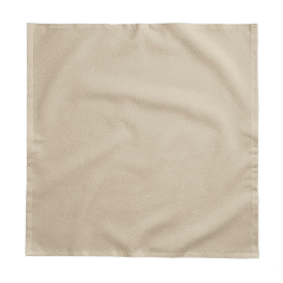 Olive Grove Tablecloth, Warm Cream Linen-Look Cotton Tablecloth