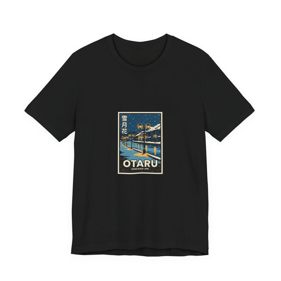 Otaru Tee — Vintage Japanese Travel Poster Graphic T-Shirt | Calm & Oak
