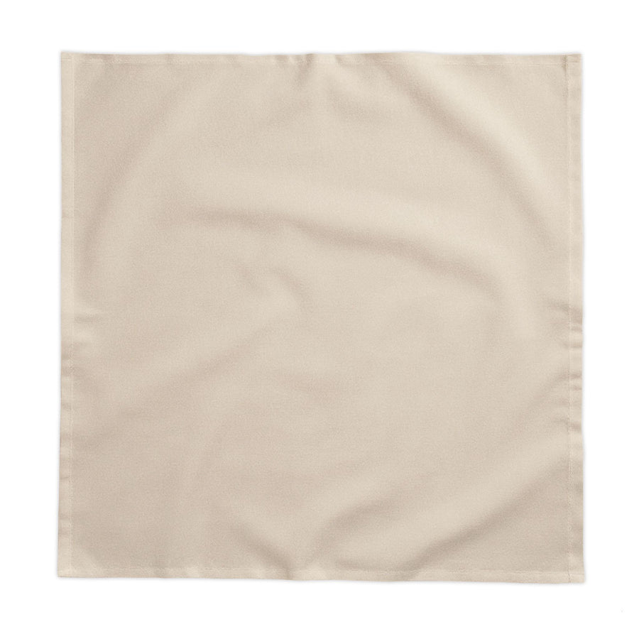 Persimmon Tablecloth, Warm Oat Linen-Look Cotton Tablecloth