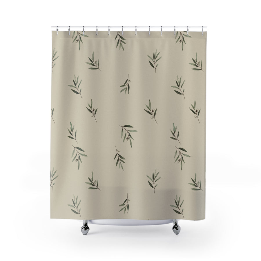 Olive Grove Shower Curtain