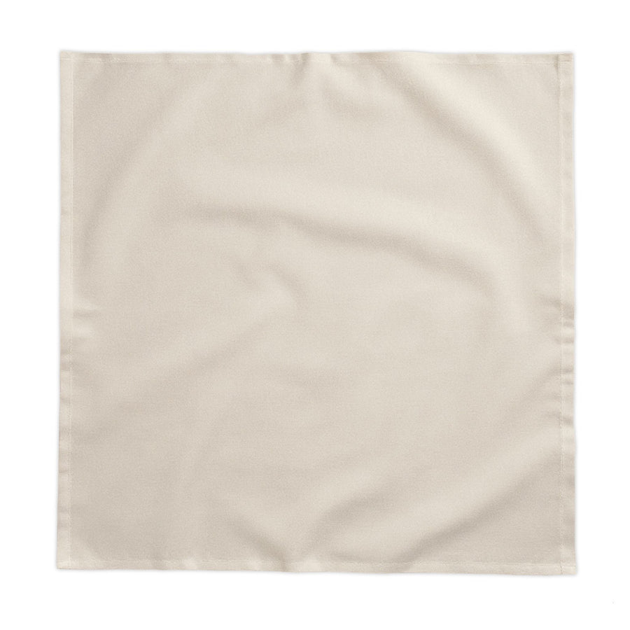 Wisteria Tablecloth, Warm Cream Linen-Look Cotton Tablecloth