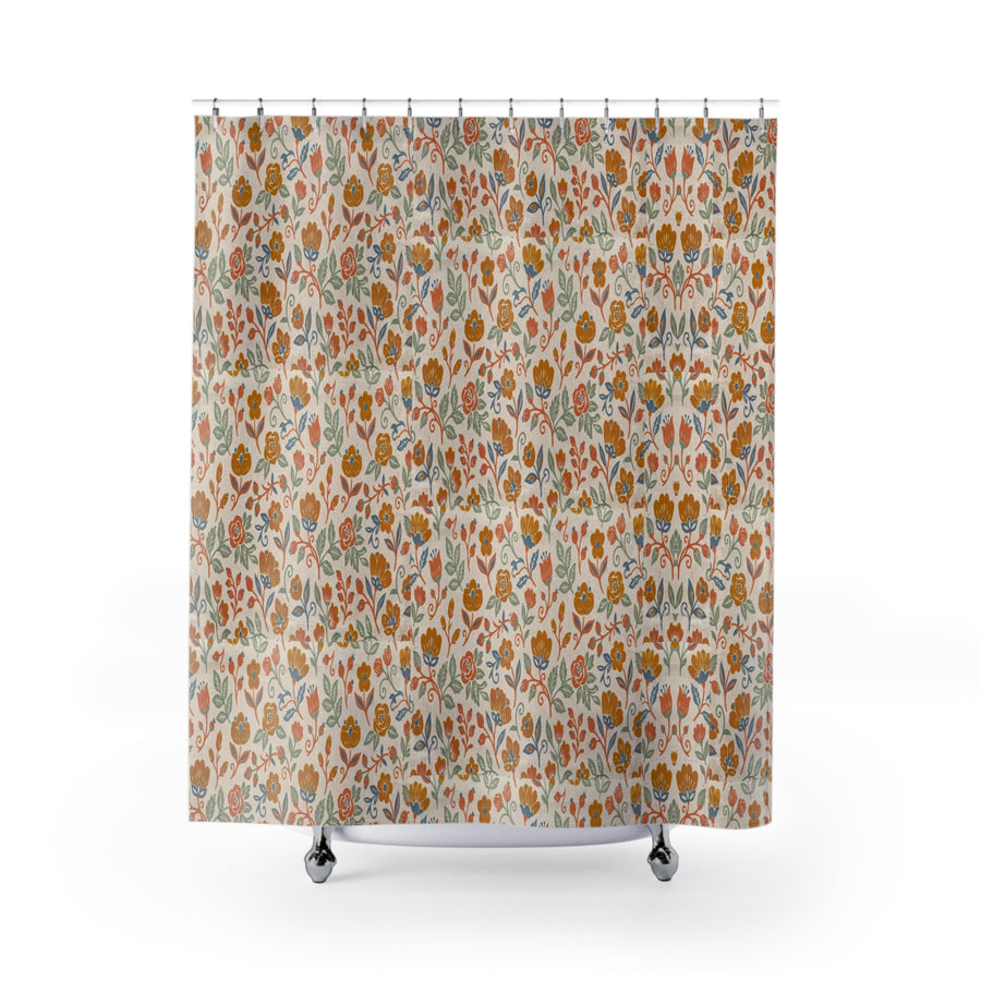 Nordic Folk Shower Curtain