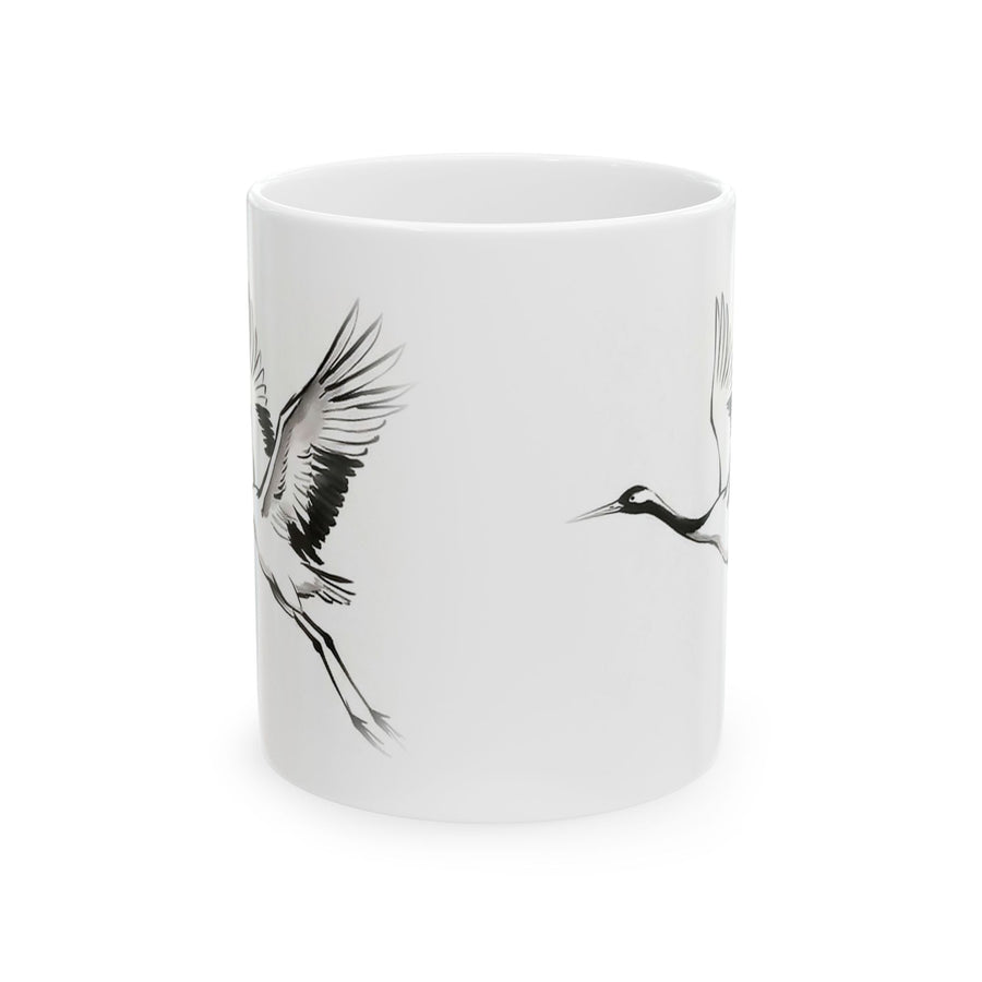 The Crane Ceramic Mug