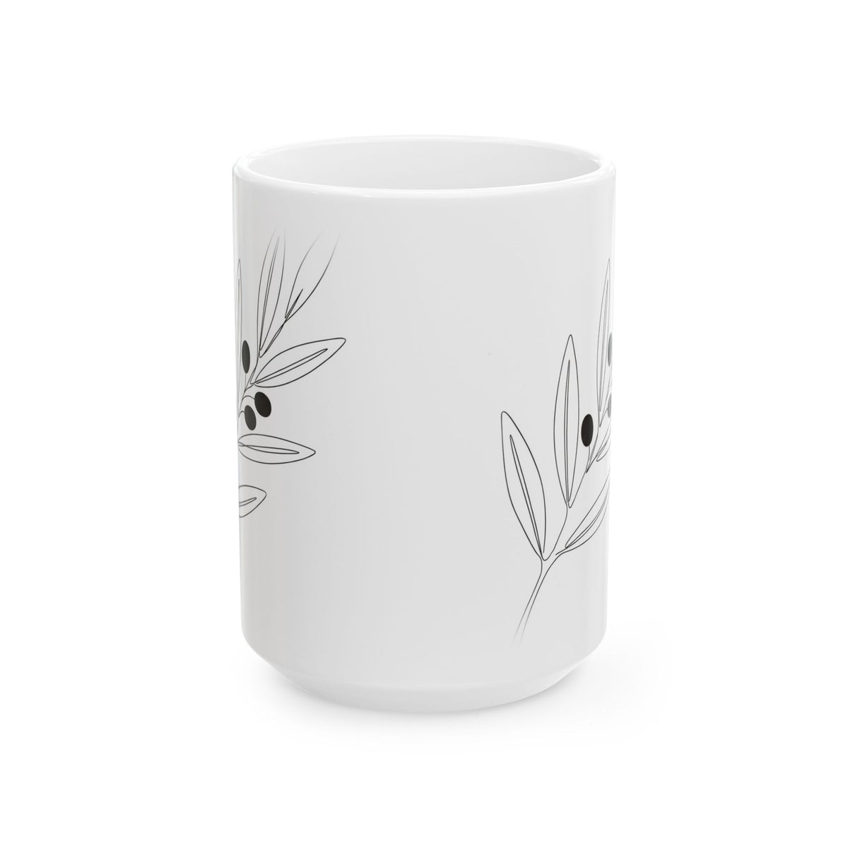 Olive Branch Ceramic Mug