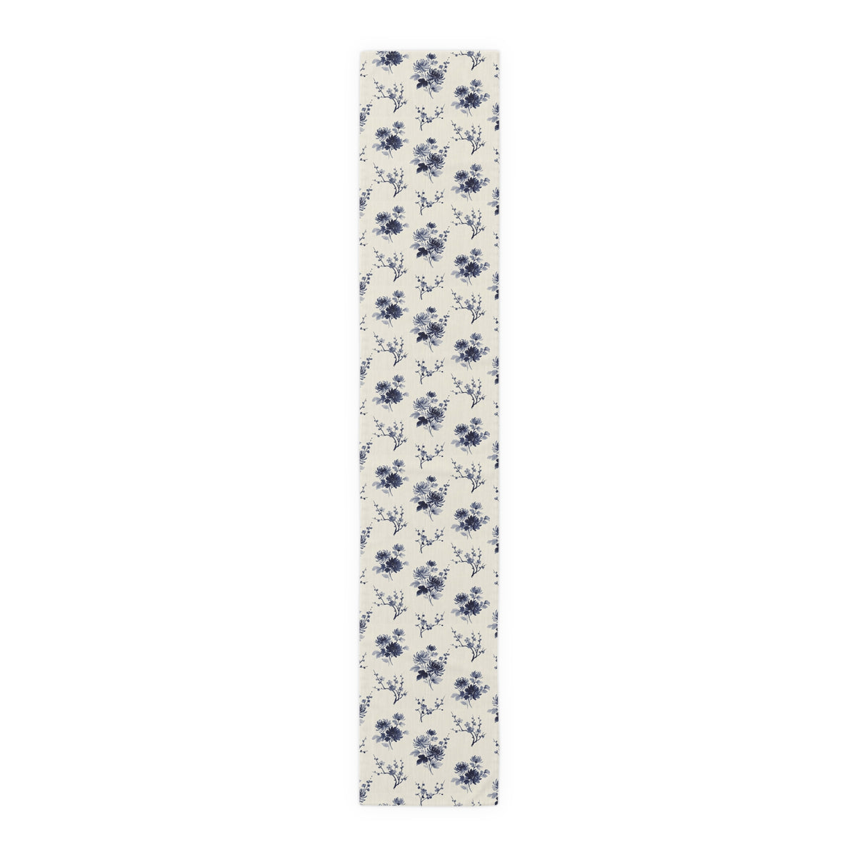 Indigo Bloom Table Runner