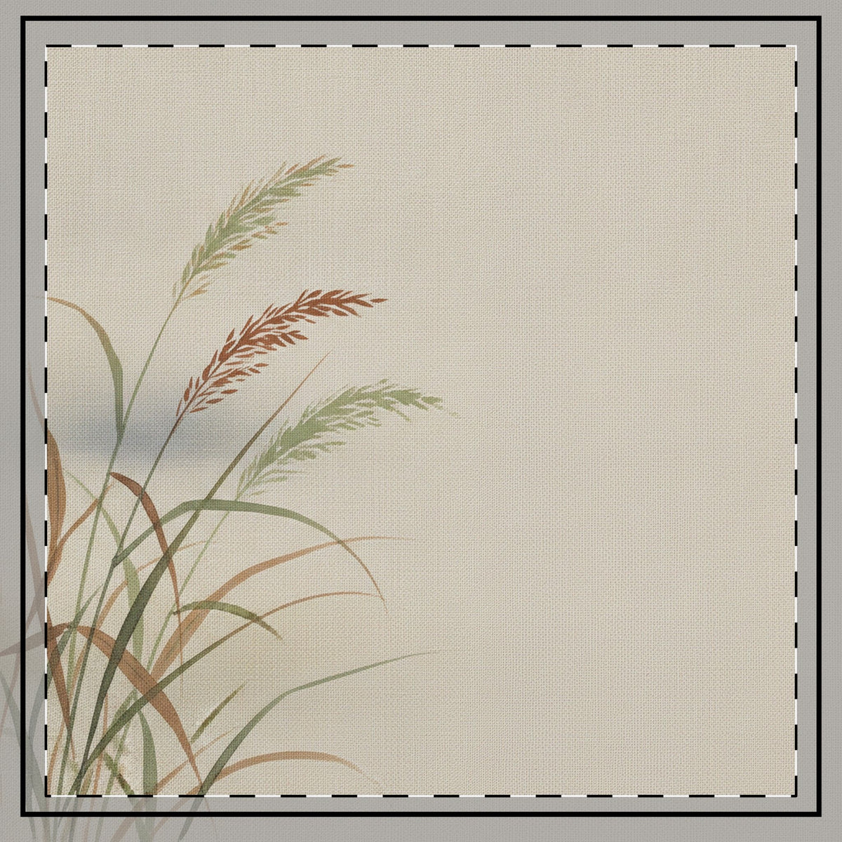 Wild Grasses Lumbar & Euro Cushion