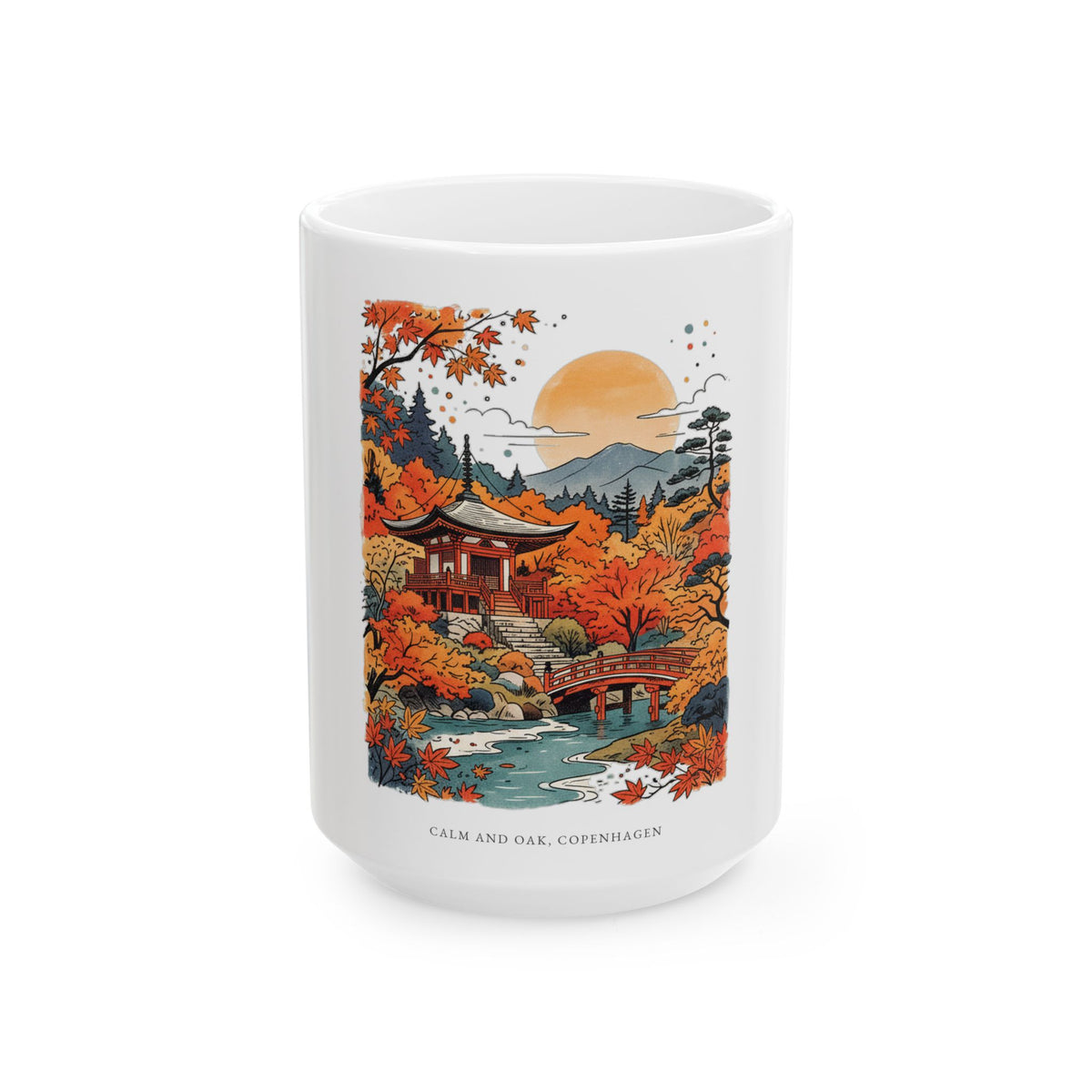 Autumn Temple — Mug