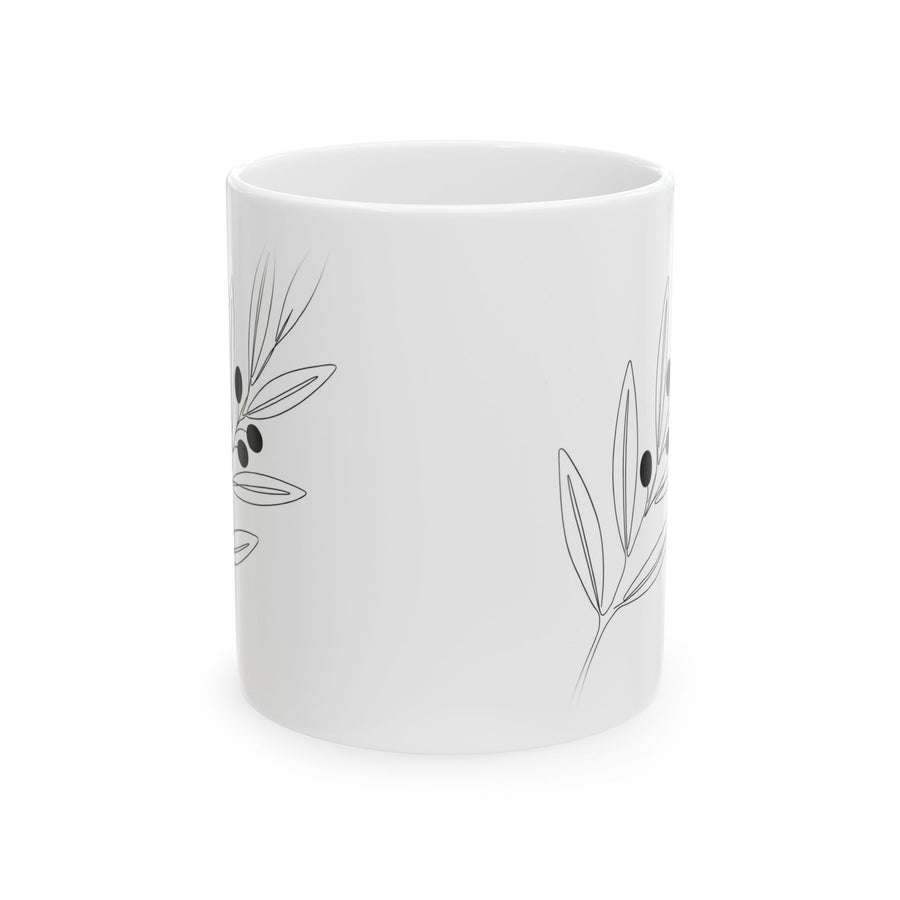 Olive Branch Ceramic Mug