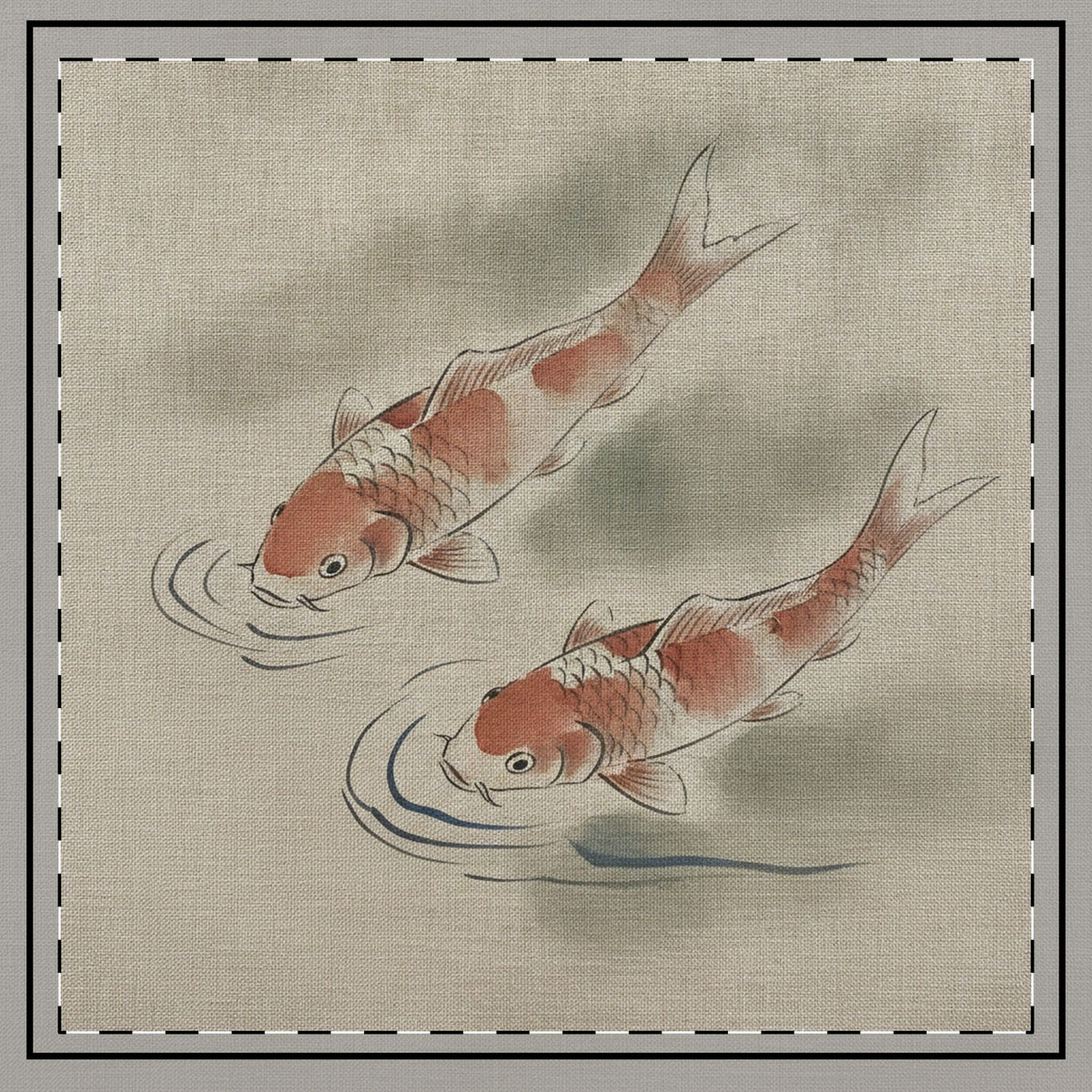 Koi Lumbar & Euro Cushion
