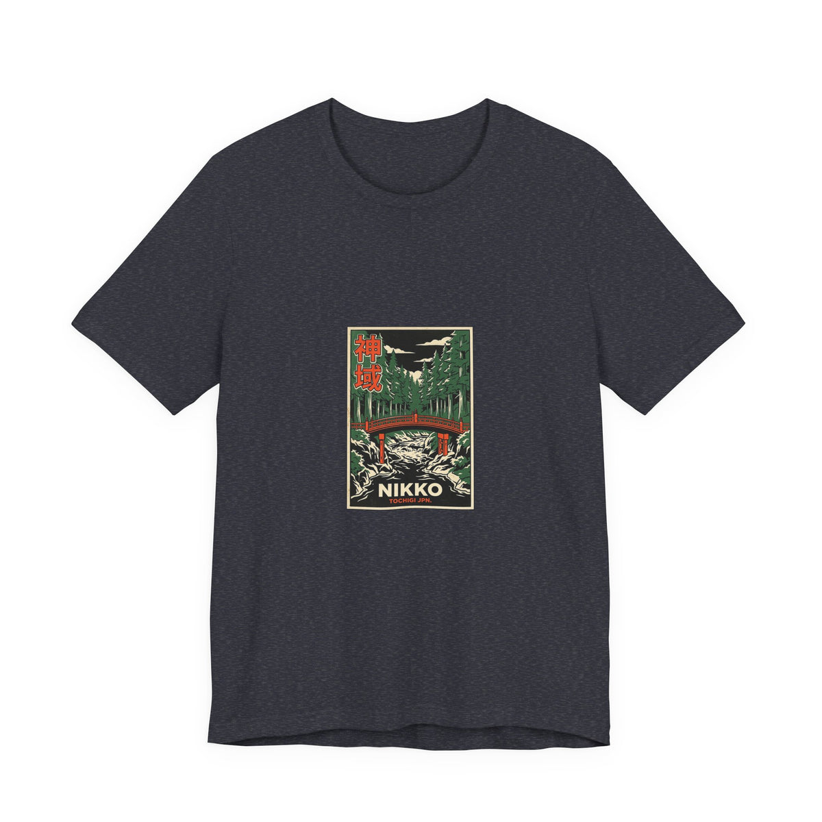 Nikko Tee — Vintage Japanese Travel Poster Graphic T-Shirt | Calm & Oak