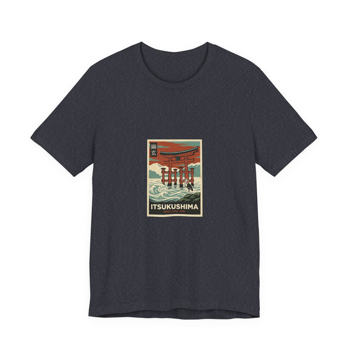 Itsukushima Tee — Vintage Japanese Travel Poster Graphic T-Shirt | Calm & Oak
