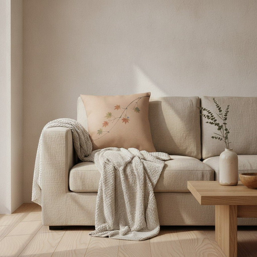 Maple Cushion, Warm Clay — styled 1