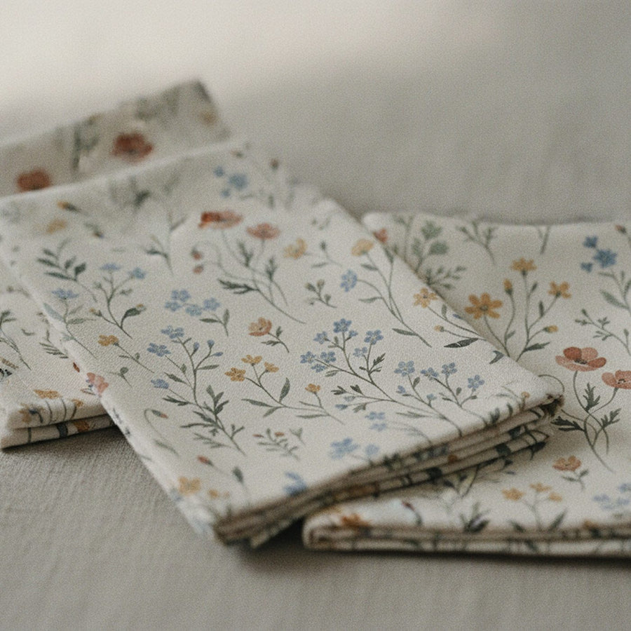 Wild Meadow Cloth Napkins, Set of 4 — styled 1