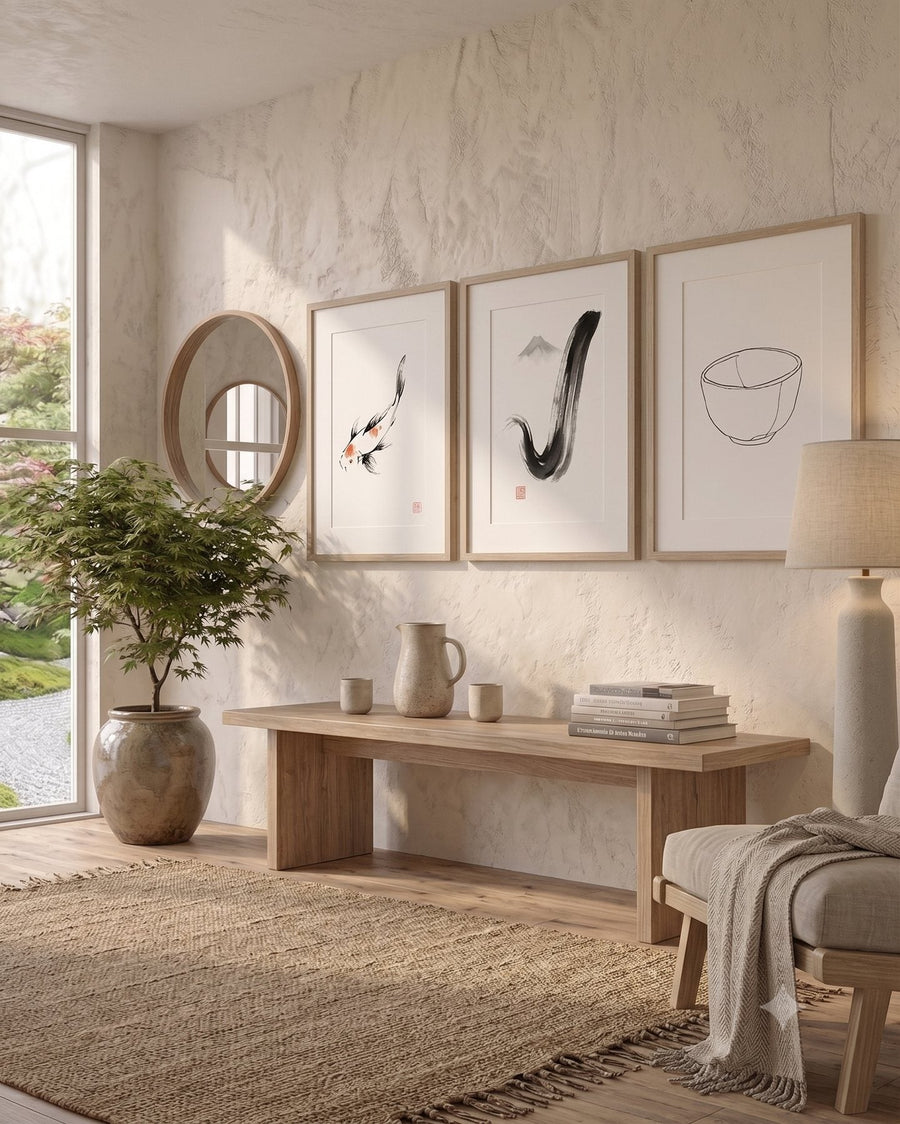 Calm Waters — Gallery Set of 3 in a room, scene 1