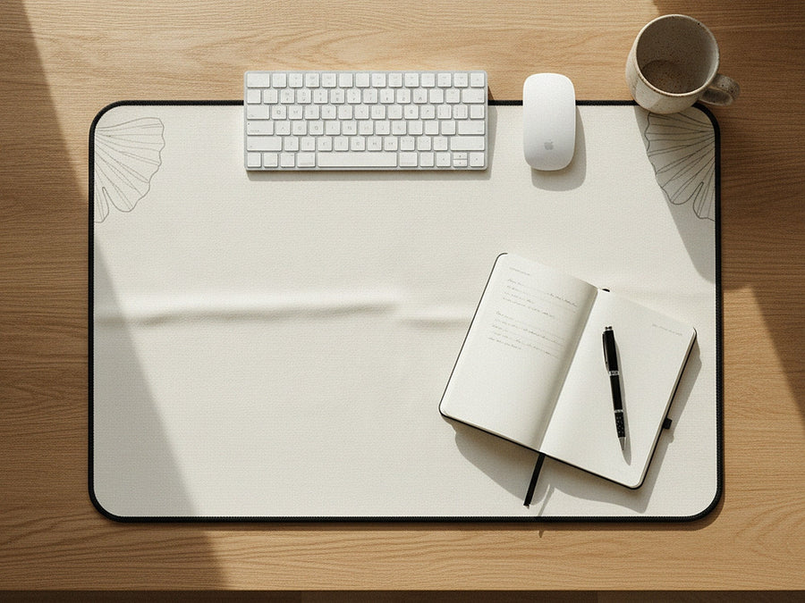 ginkgo desk mat