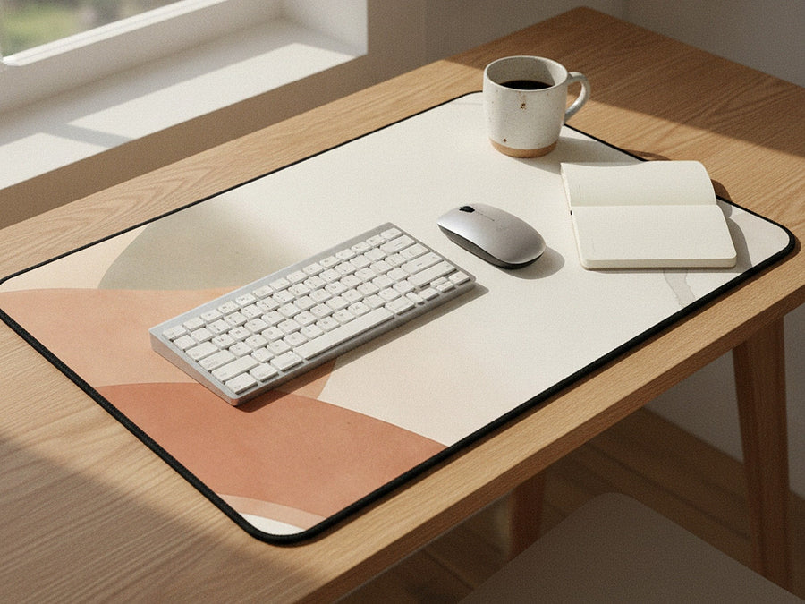 serene arches desk mat