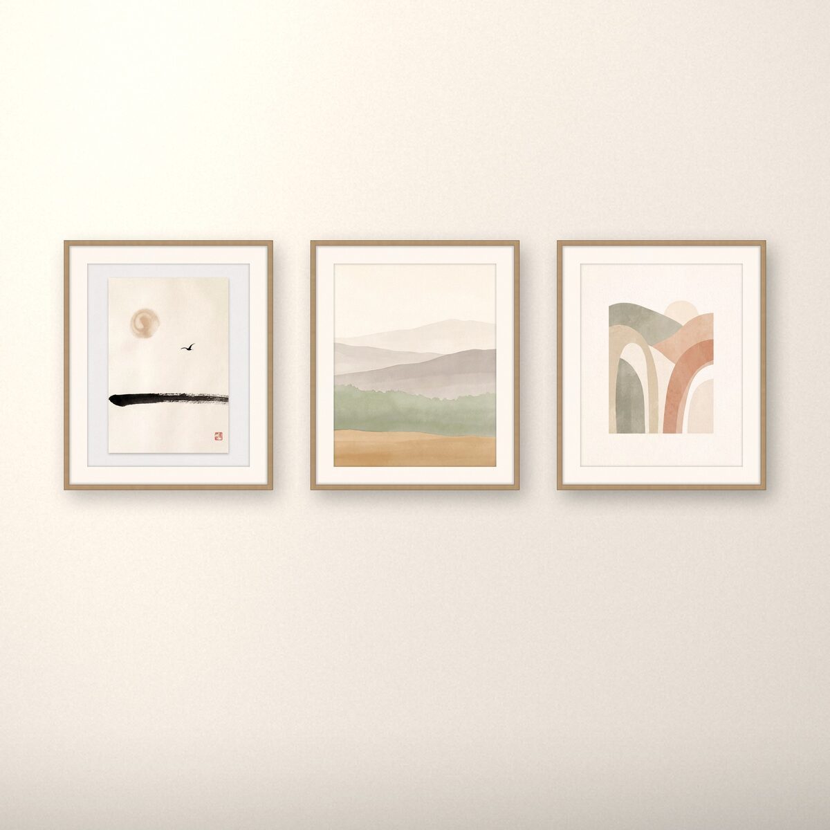 Quiet Sky — Gallery Set of 3