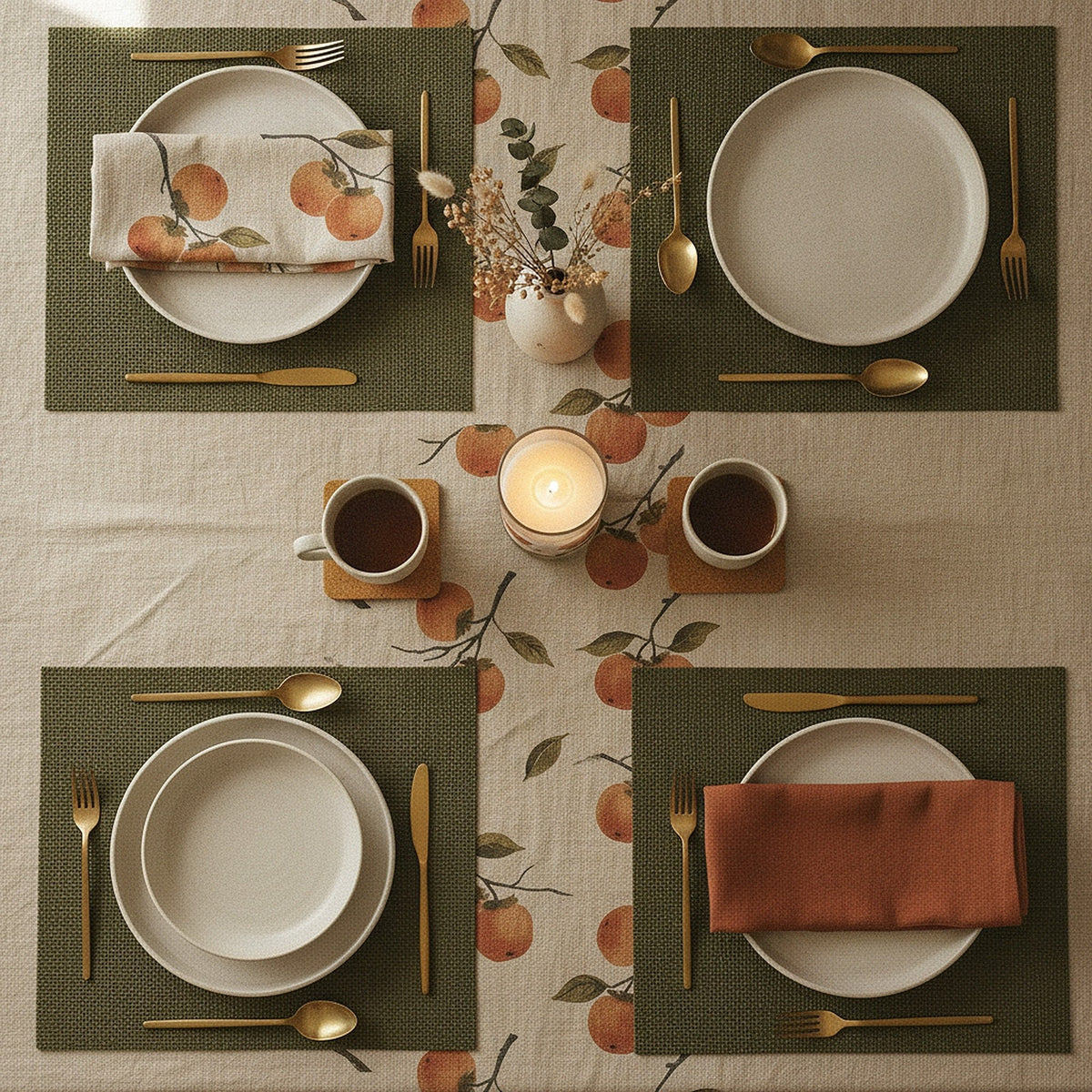 Persimmon table look