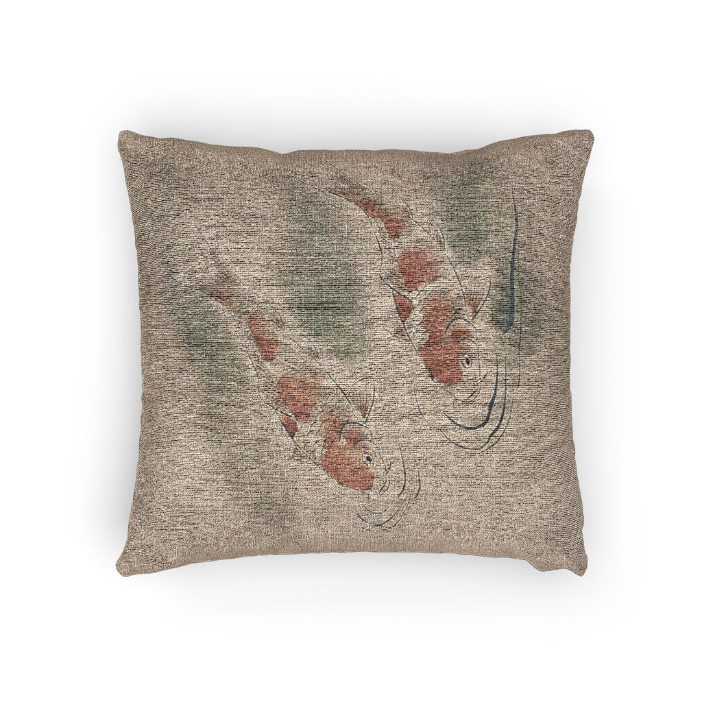 Koi Woven Cushion, Warm Clay