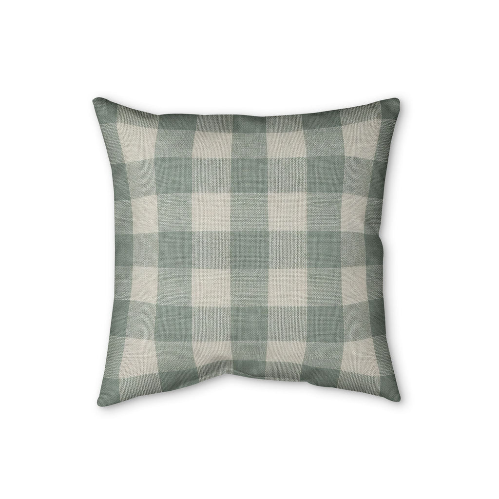 Organic Check Cushion