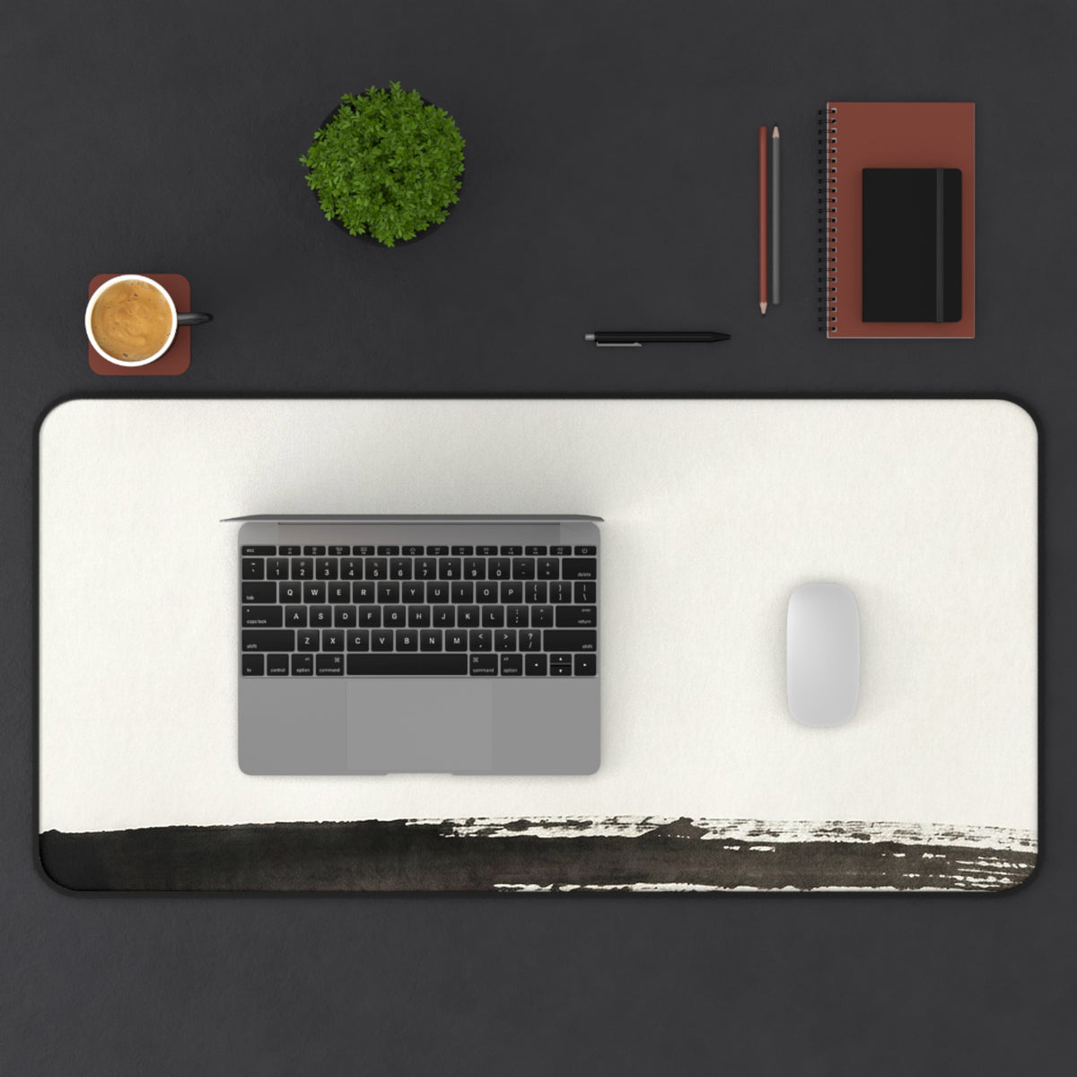Quiet Crossing Desk Mat