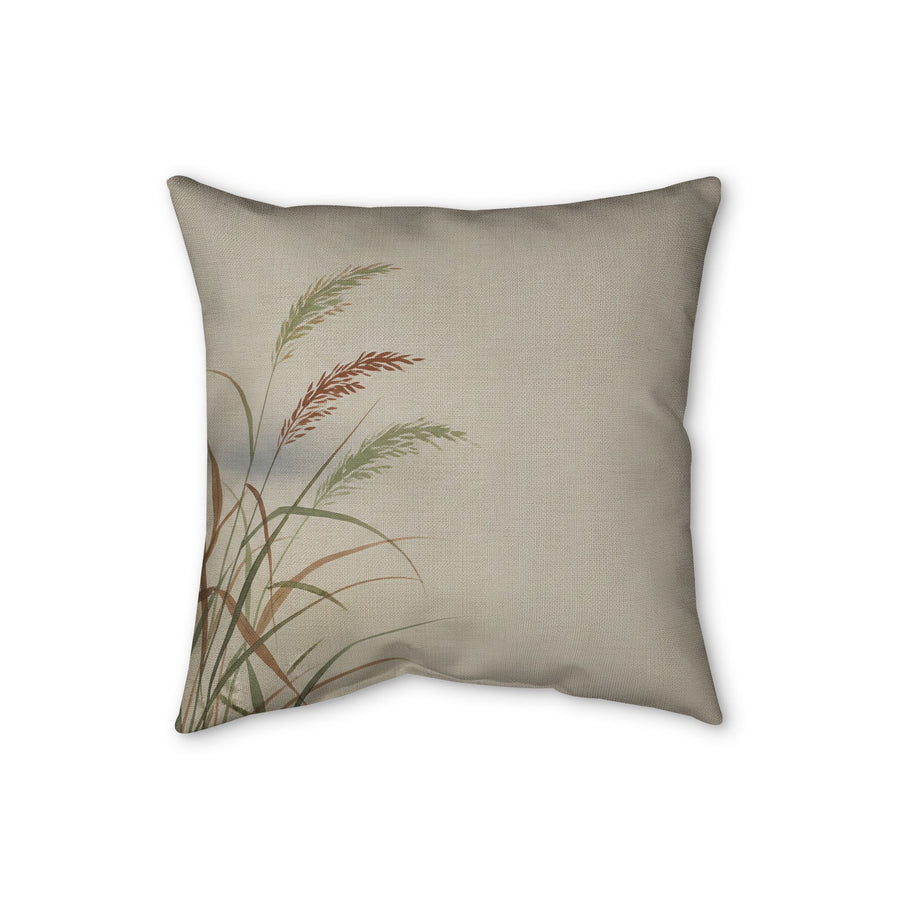 Wild Grasses Cushion, Natural Linen