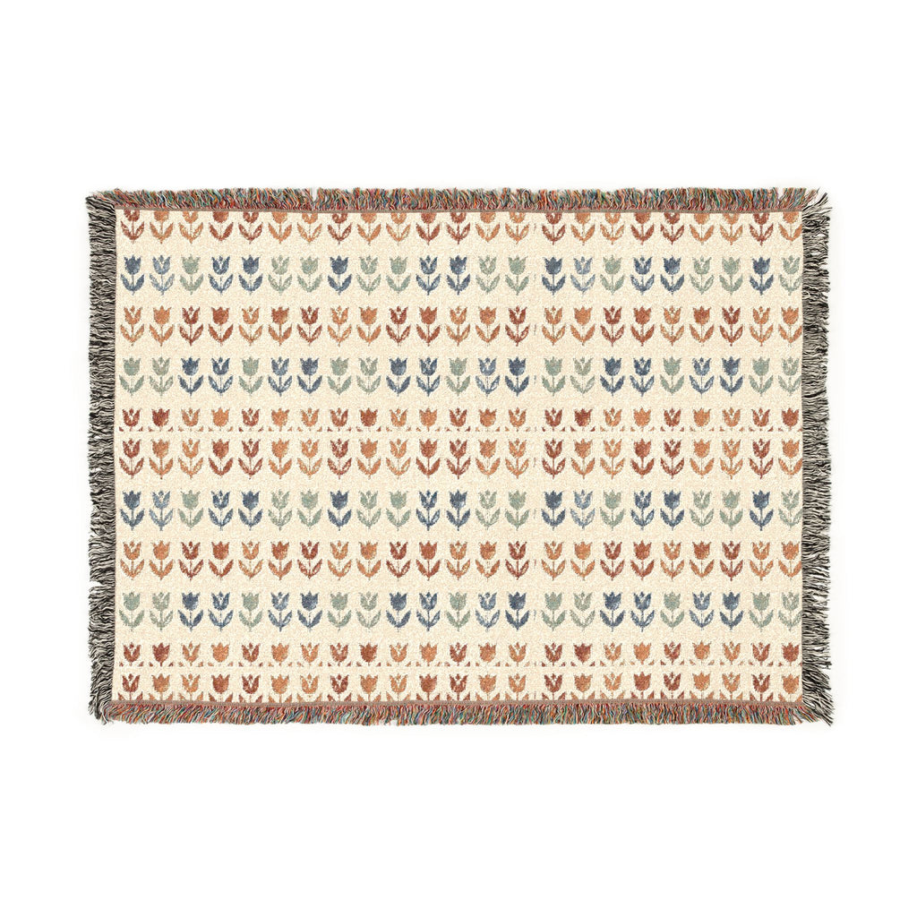 Tulip Market Woven Throw