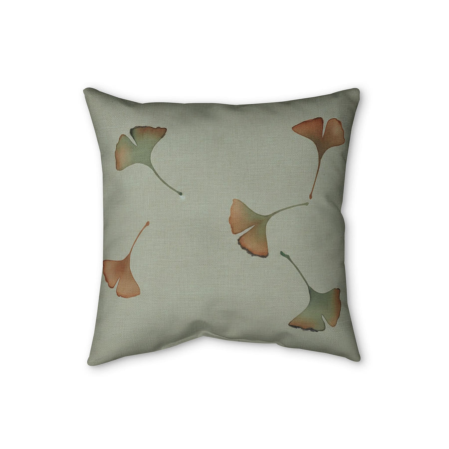 Ginkgo Cushion, Soft Sage