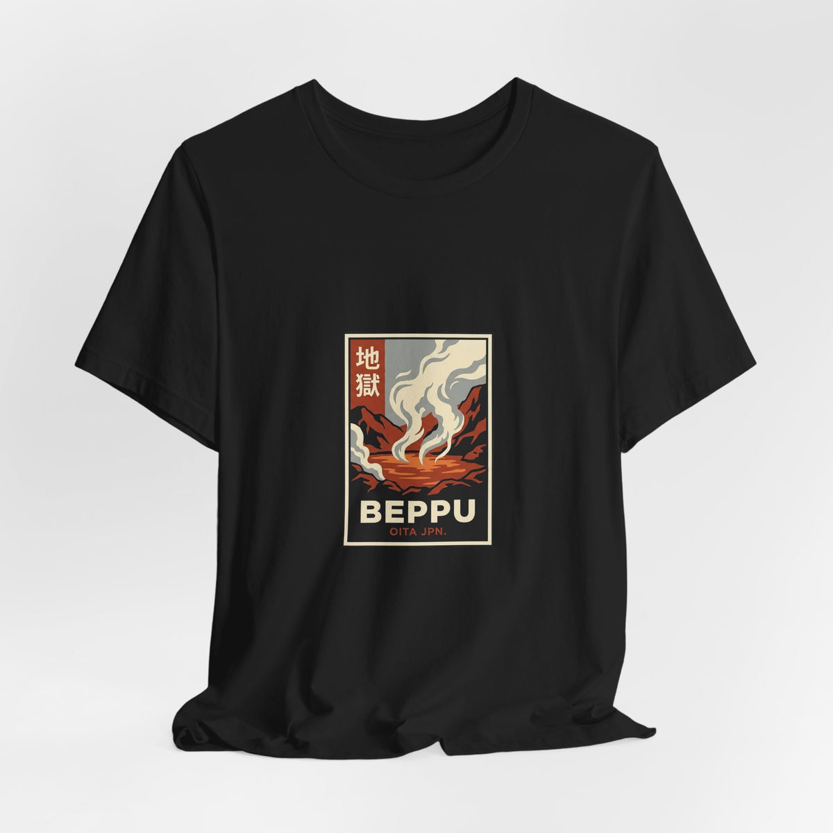 Beppu Tee — Vintage Japanese Travel Poster Graphic T-Shirt | Calm & Oak