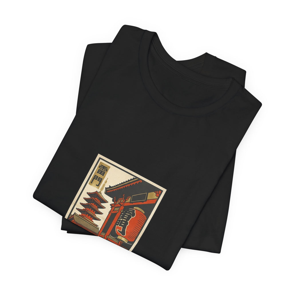 Senso-ji Tee — Vintage Japanese Travel Poster Graphic T-Shirt | Calm & Oak