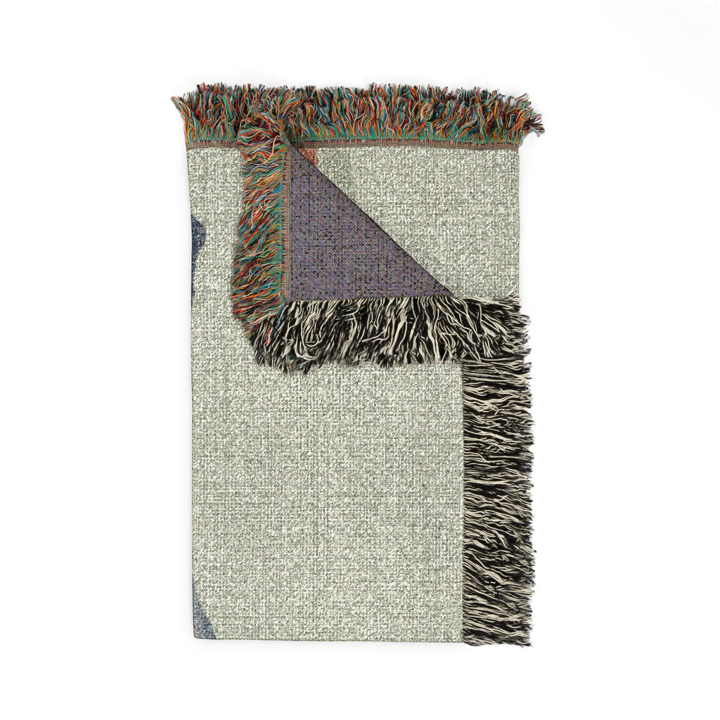 Misty Mountains Woven Throw, Soft Sage