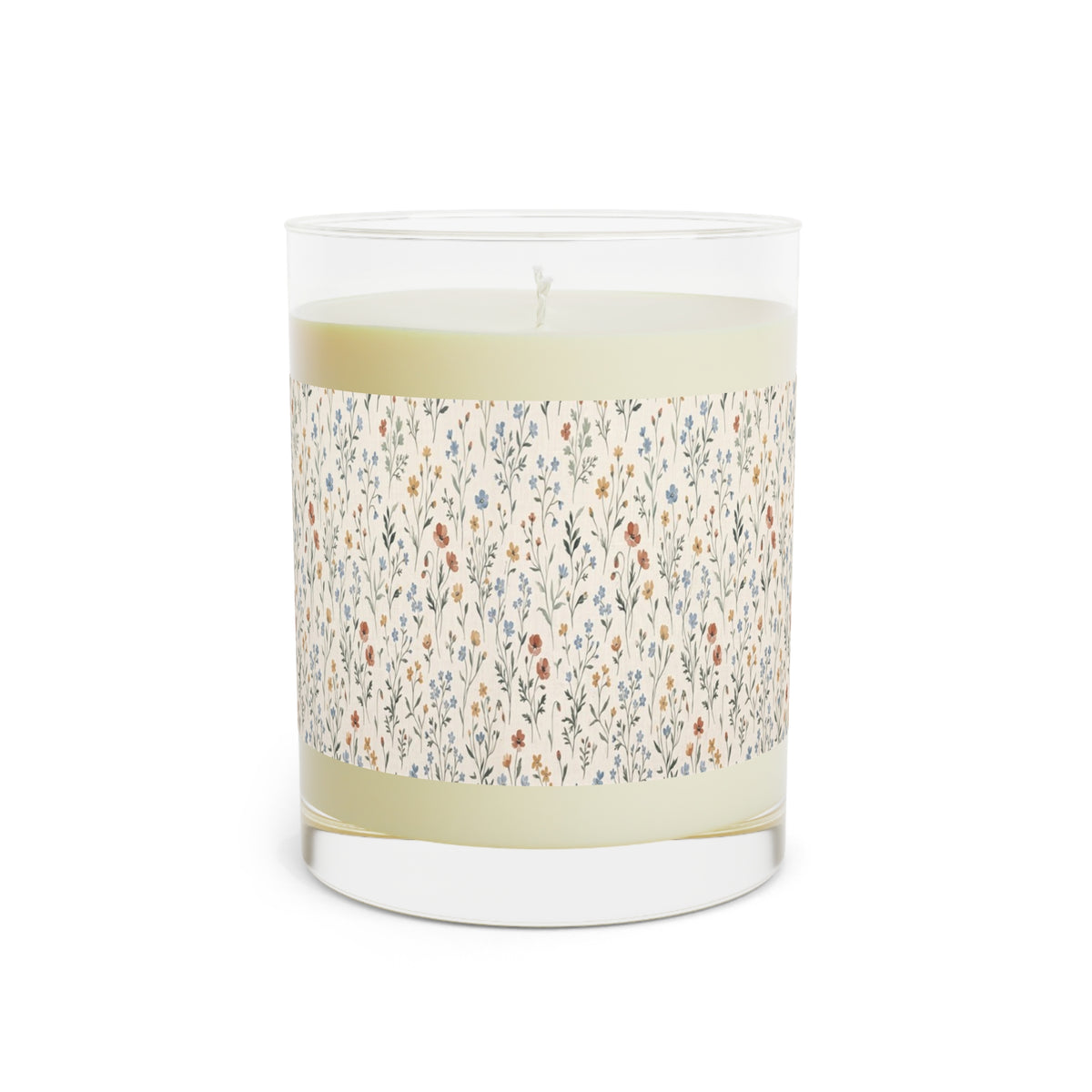 Wild Meadow Scented Candle, Wildflower 11oz Glass Candle