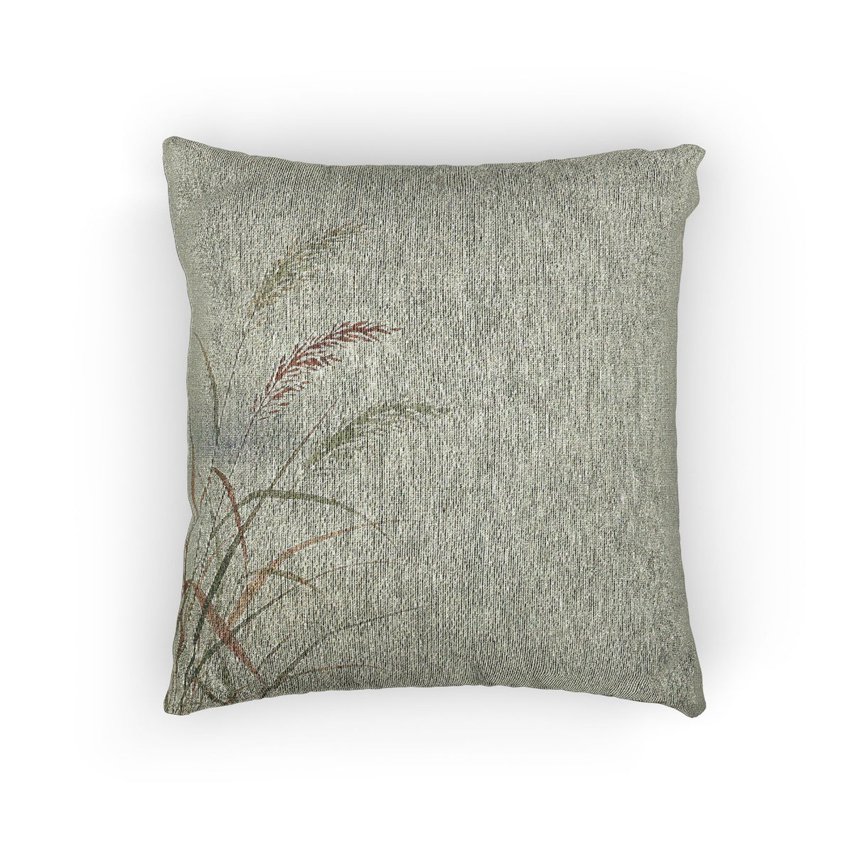 Wild Grasses Woven Cushion, Soft Sage