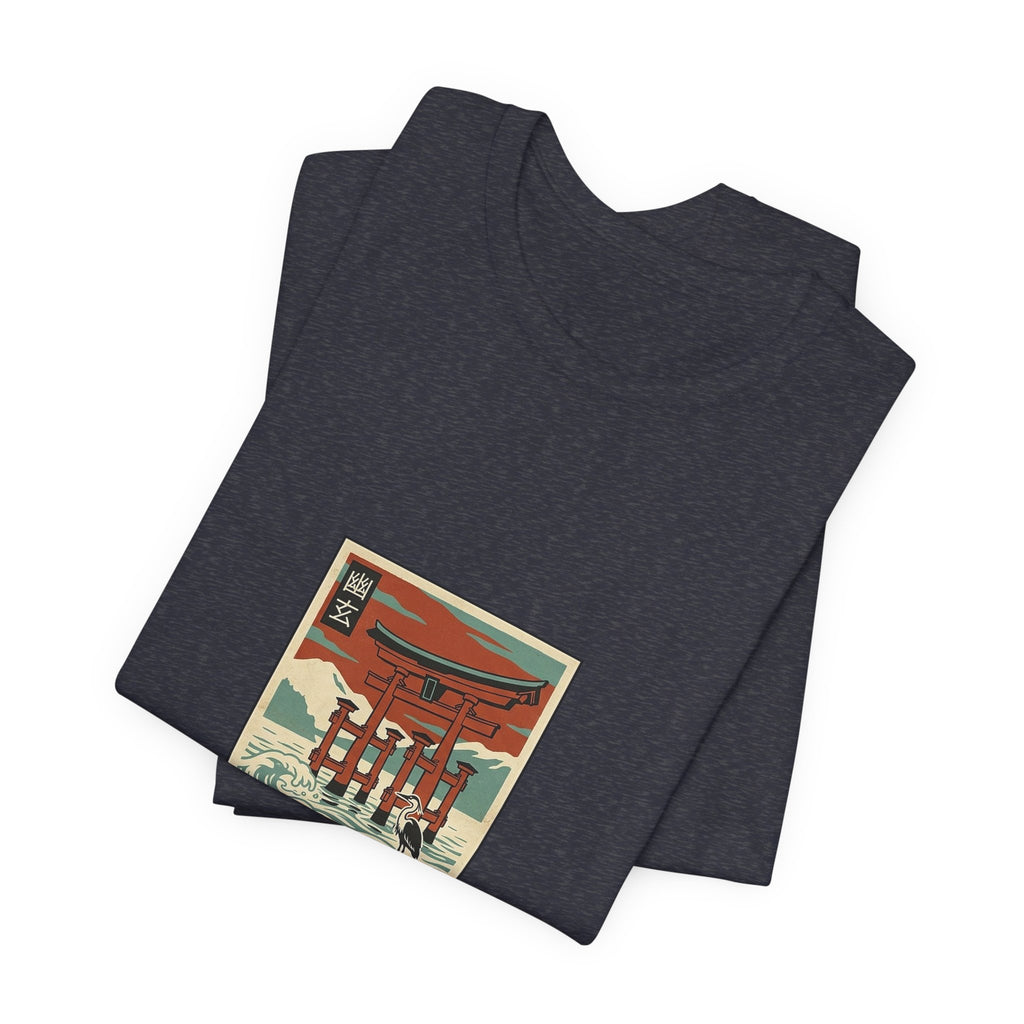 Itsukushima Tee — Vintage Japanese Travel Poster Graphic T-Shirt | Calm & Oak