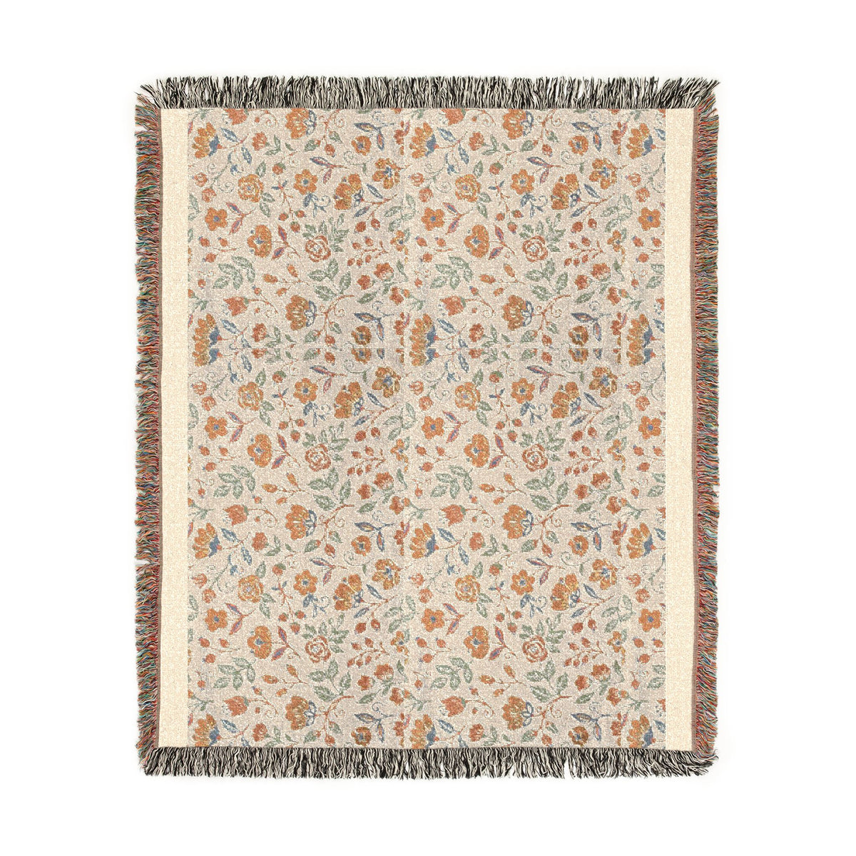 Nordic Folk Woven Throw