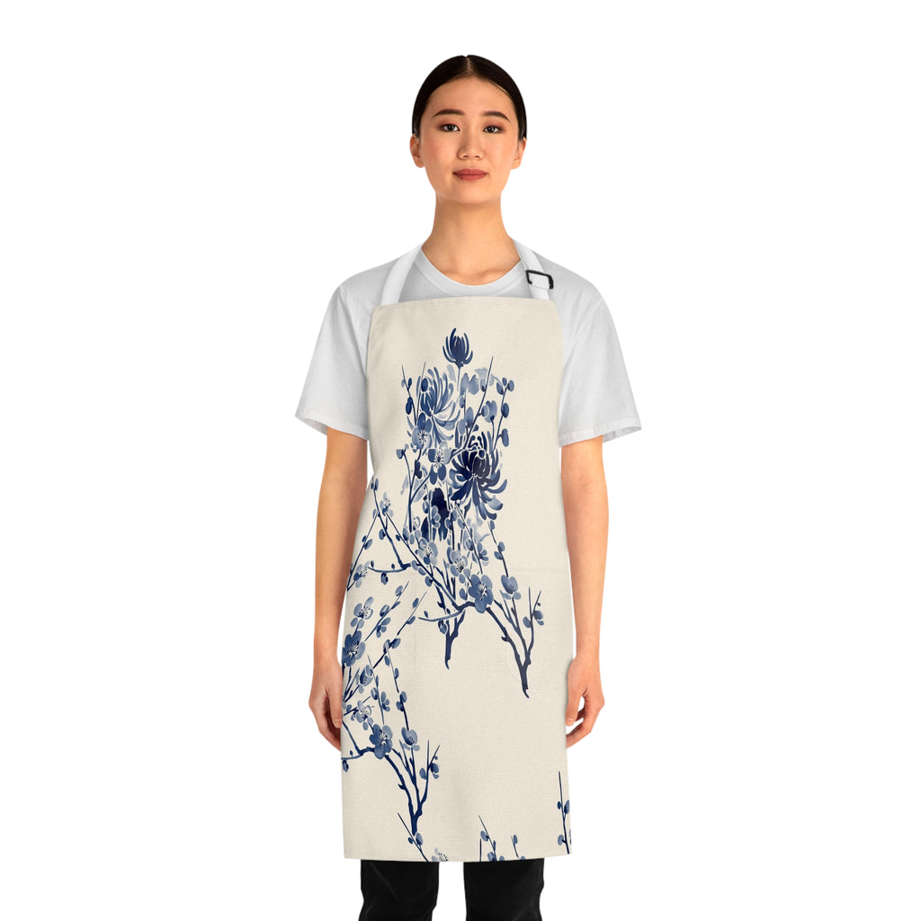 Indigo Bloom Apron