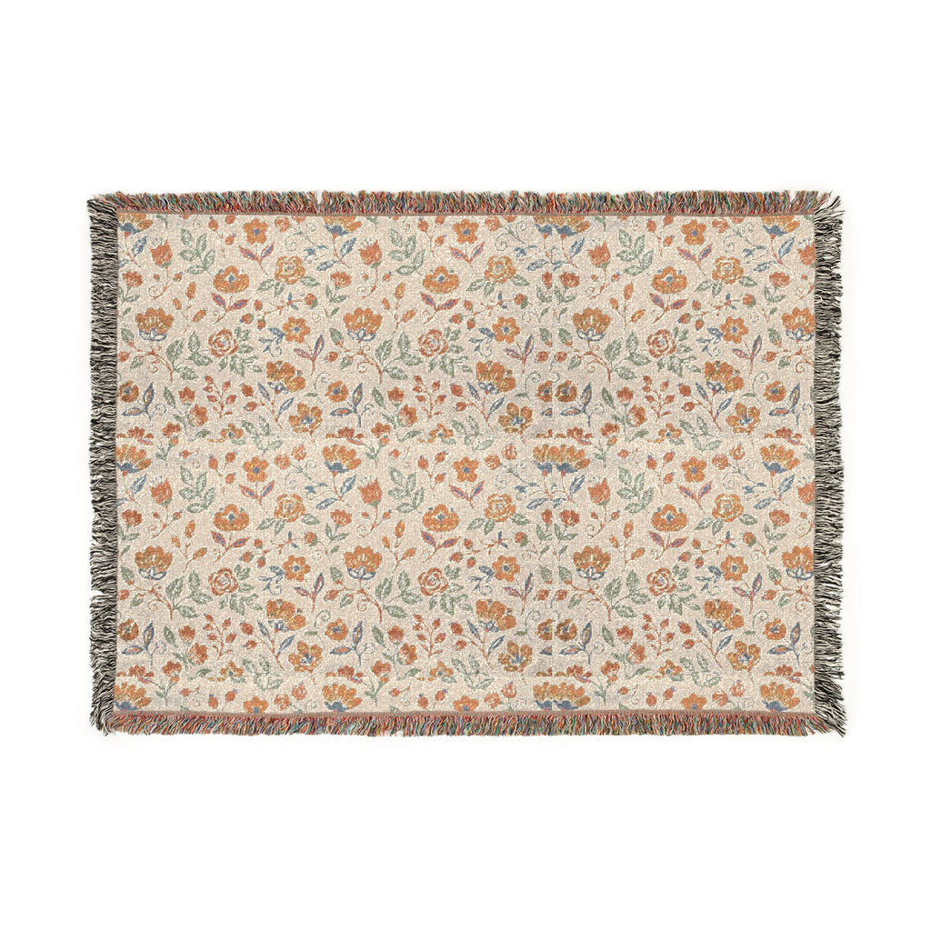 Nordic Folk Woven Throw