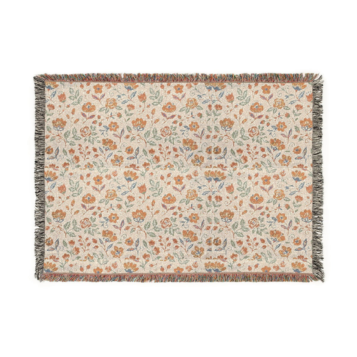 Nordic Folk Woven Throw