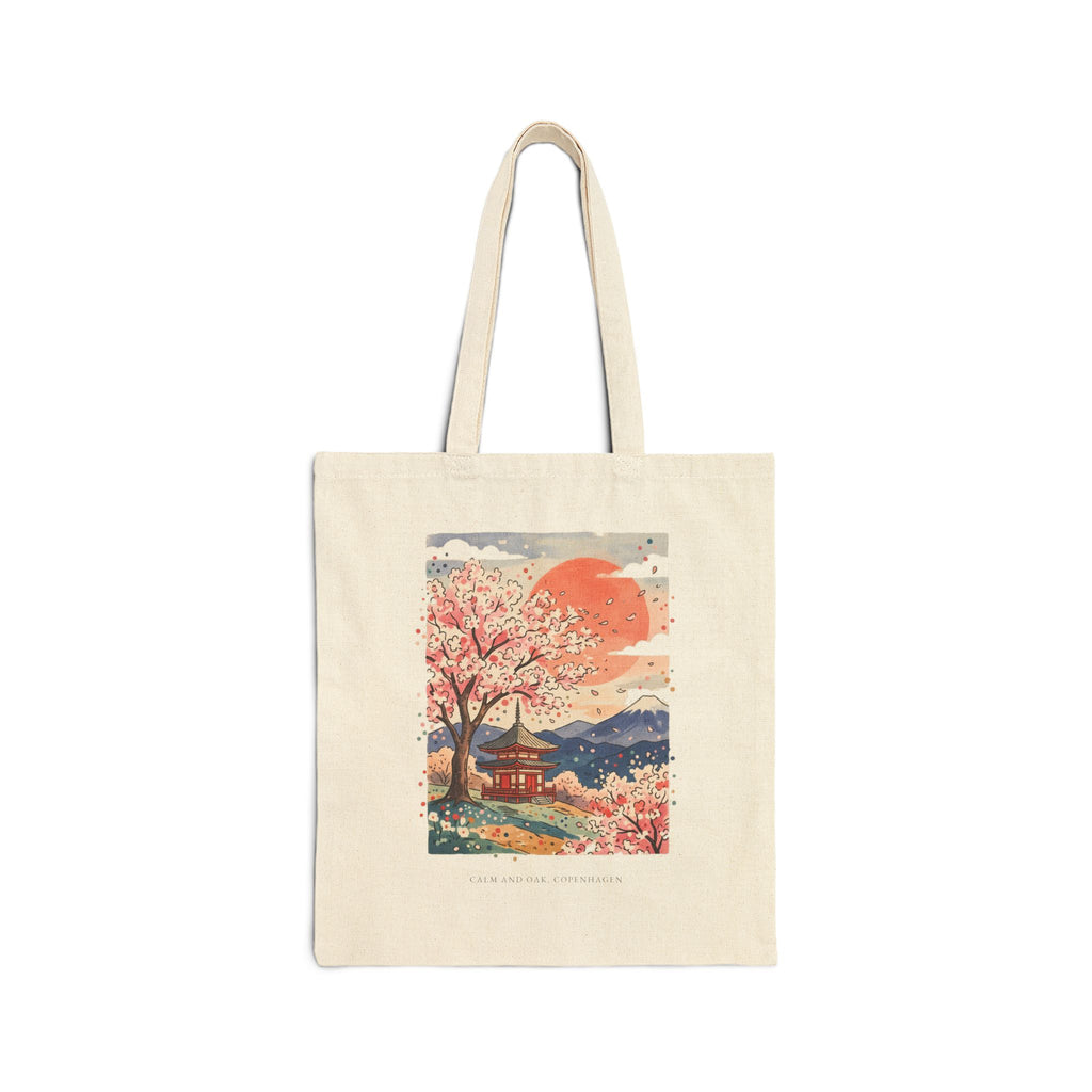 Sakura Pagoda — Canvas Tote