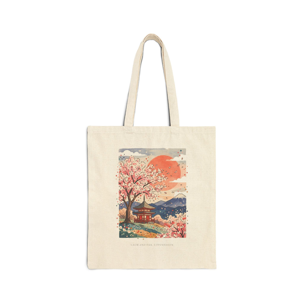 Sakura Pagoda — Canvas Tote