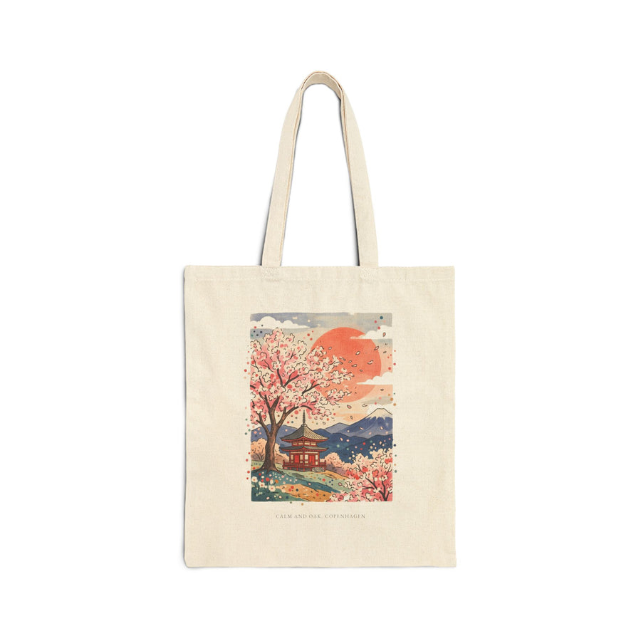 Sakura Pagoda — Canvas Tote