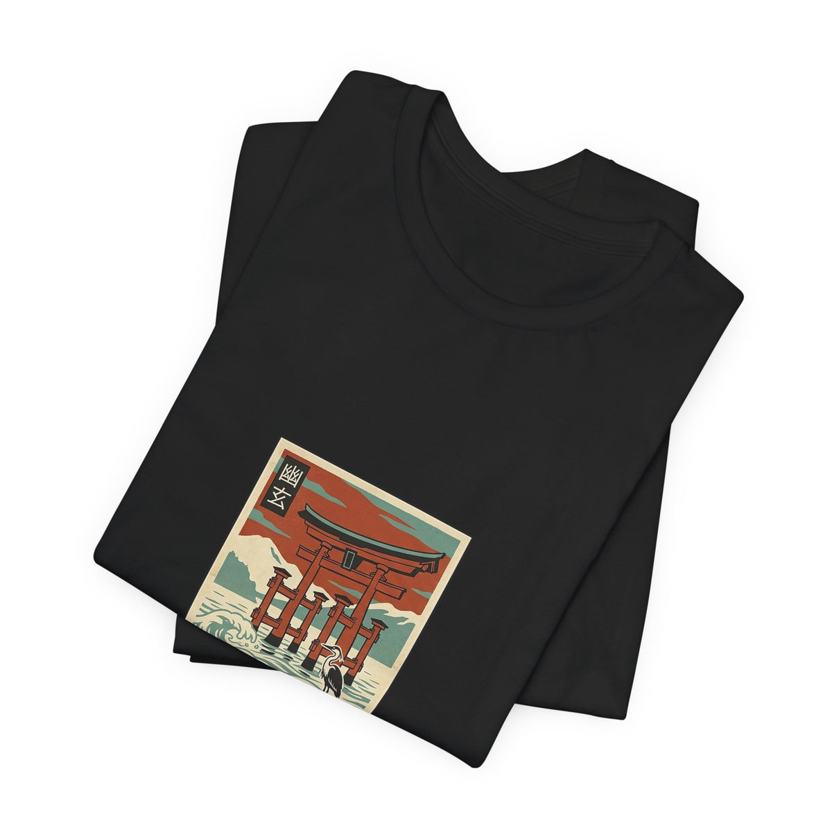 Itsukushima Tee — Vintage Japanese Travel Poster Graphic T-Shirt | Calm & Oak