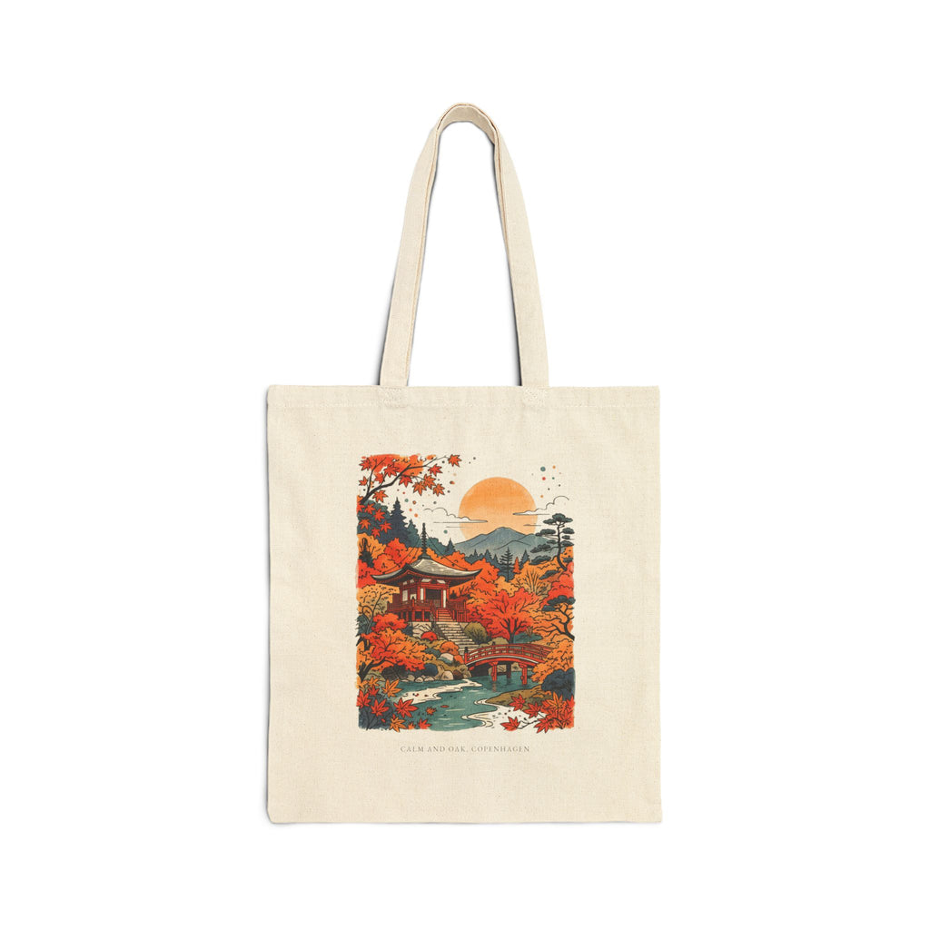 Autumn Temple — Canvas Tote